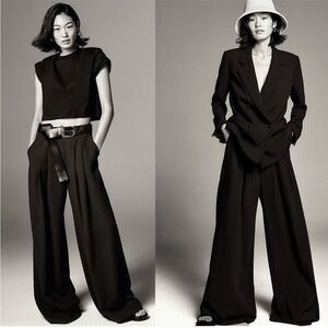 NWT Anthro Wide-Leg Pants